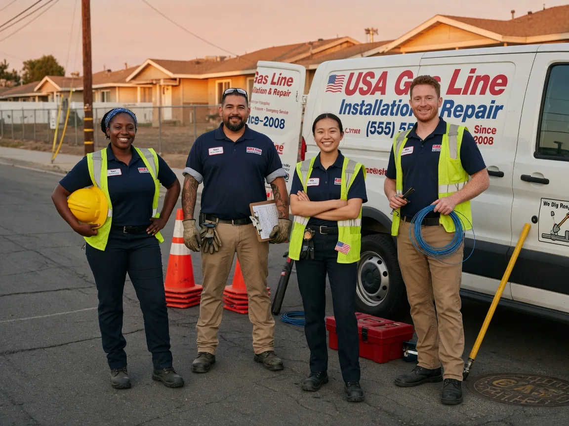 Gas Line Installation company in Melrose, IA